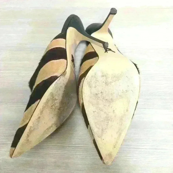 Paul Andrew zebra calf hair Mules size 39.5EU, 9US, 4in - Picture 6 of 6